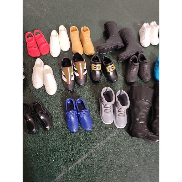 Huge lot Ken Fashion Dolls replacement shoes Boots tennis mixed 25 pair - Picture 6 of 11